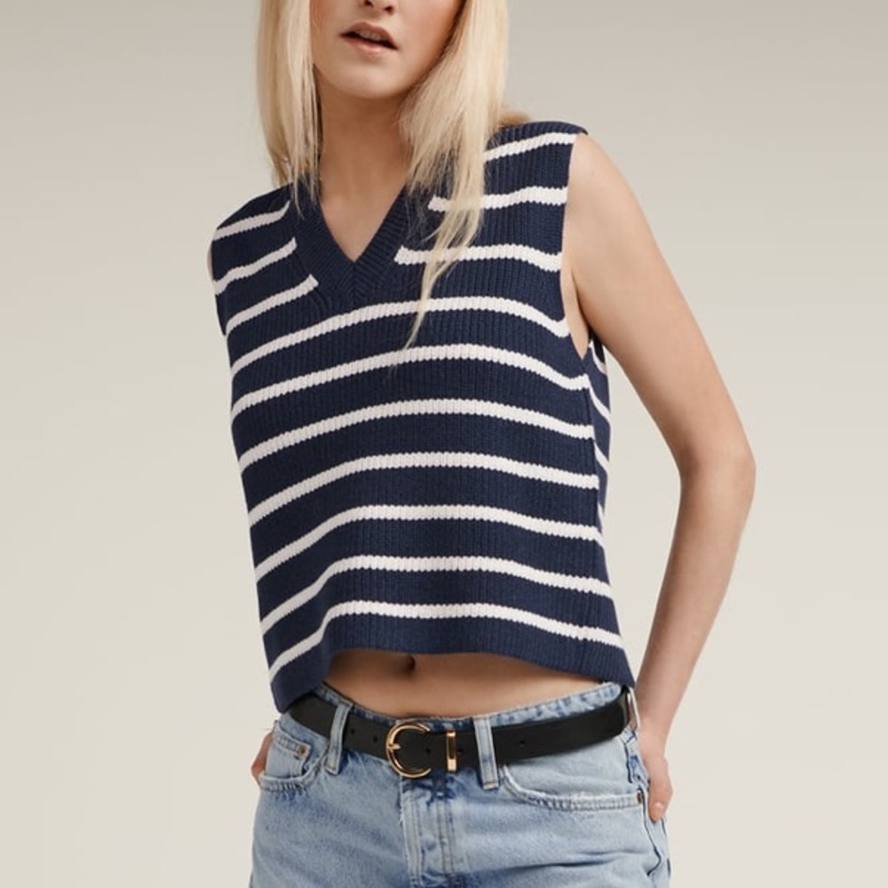 Zara knit sweater vest